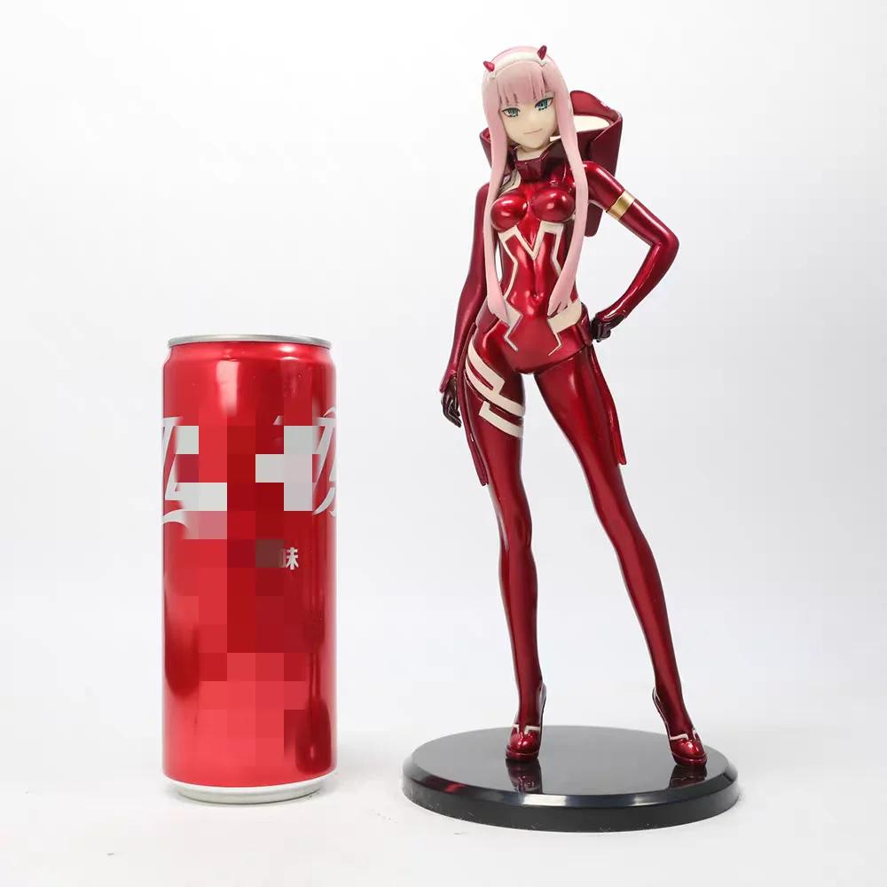 Querido no franxx anime figura de ação zero dois 24cm estátua dos desenhos animados modelo coleção brinquedos mesa decoração bonecas presentes - Image 1
