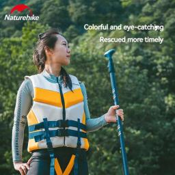 Naturehike-Buoyancy Colete salva-vidas de algodão para adultos, colete seguro, pesca, natação, surf, esportes aquáticos, ao ar livre, flutuabilidade, 70N Plus - Image 3