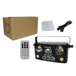 LED Strobe Light com controle remoto, Magic Ball, DMX 512, Laser Dyeing Padrão, Festa, KTV, Disco, Atmosfera Light, Event Show, 5in 1 - Image 6