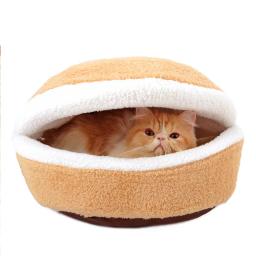 Customizável Pet Litter Casa, cama quente destacável, camas do gato, camas do cão, suprimentos - Image 5