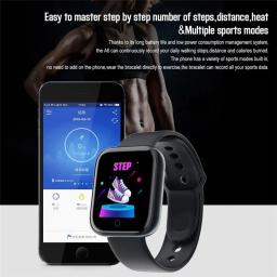 Relógio Digital Smart Sport para Homens e Mulheres, Tela Colorida, Exercício, Frequência Cardíaca, Pressão Arterial, Monitoramento Bluetooth, Em Estoque - Image 1