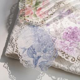 Papel decorativo do laço para Scrapbooking, Junk Journal Kit, Album Planner Diário, DIY Craft Embelezamento, 10 pcs - Image 5