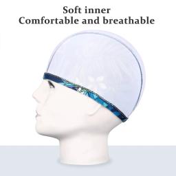 Profissional alta elástica Silicone natação Cap, proteção de orelha impermeável, cabelo longo, especial confortável para homens e mulheres - Image 5