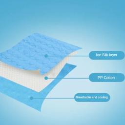 Tapete de resfriamento lavável para pet, cobertor de verão, sofá, almofada de gelo, cama, sofá, gato, pequeno, médio, grande, acessórios - Image 3