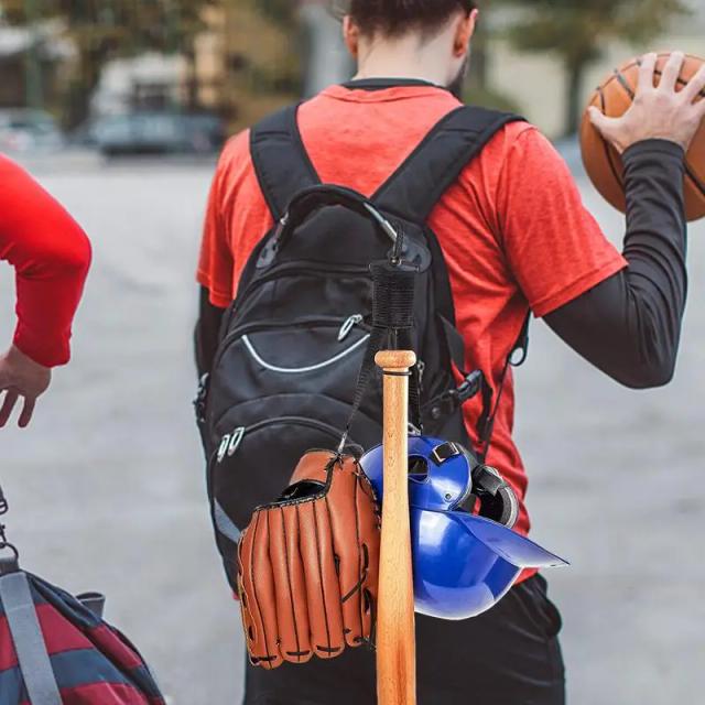 Organizador Prático de Equipamentos de Baseball: Suporte para Luvas, Clips, Bastões e Ganchos Leves