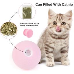 Youpin xiaomi inteligente gato bola brinquedos interativos catnip animais de estimação jogando bola gatos treinamento brinquedo animais de estimação squeaky suprimentos produtos brinquedo gatos - Image 6