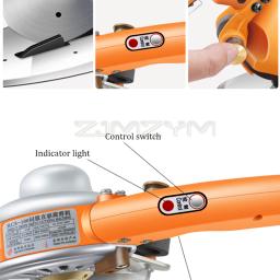 Tesouras elétricas Handheld industriais, lâmina redonda, máquina de pano de corte, servo silencioso, movimentação direta, faca, 110V-220V - Image 4