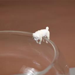 Estatuetas aquário decorações enfeites animais filhote cachorro pequeno para decoração tanques peixes - Image 3
