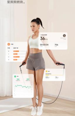Xiaomi-Mijia Smart Skipping Pular Corda, Contador Digital com App, Cálculo Calórico Ajustável, Exercício de Fitness Esportivo, Perder Peso - Image 2