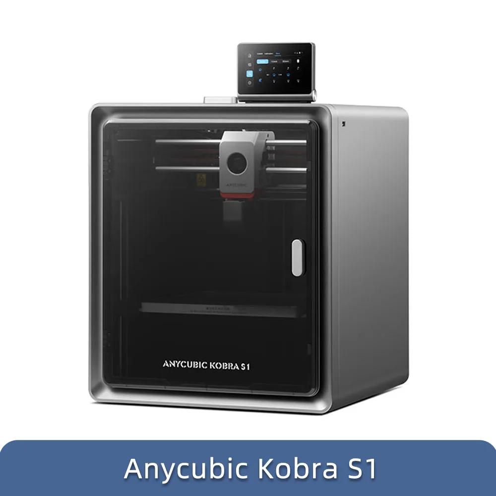 Anycubic Kobra S1 Impressora 3D Max 600 mm/s Alta Velocidade Suporte FDM de alta precisão Impressão multicolorida precisa ACE Pro - Image 1