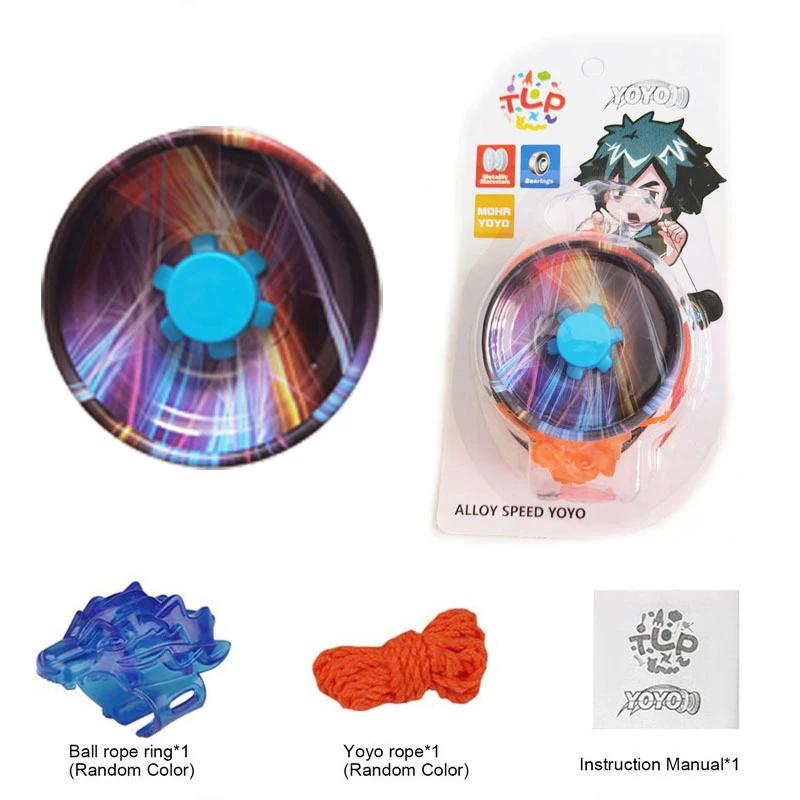 Yoyo metal alumínio para crianças e adultos, iniciantes, acessórios Yoyo, presentes de aniversário para criança - Image 1
