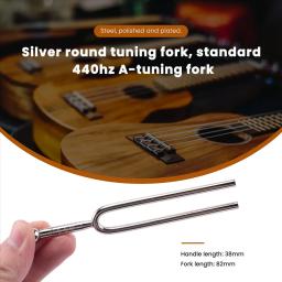 Aço inoxidável Tuning Fork, A Tone Tuner, Presente Instrumento Musical, 440Hz - Image 6