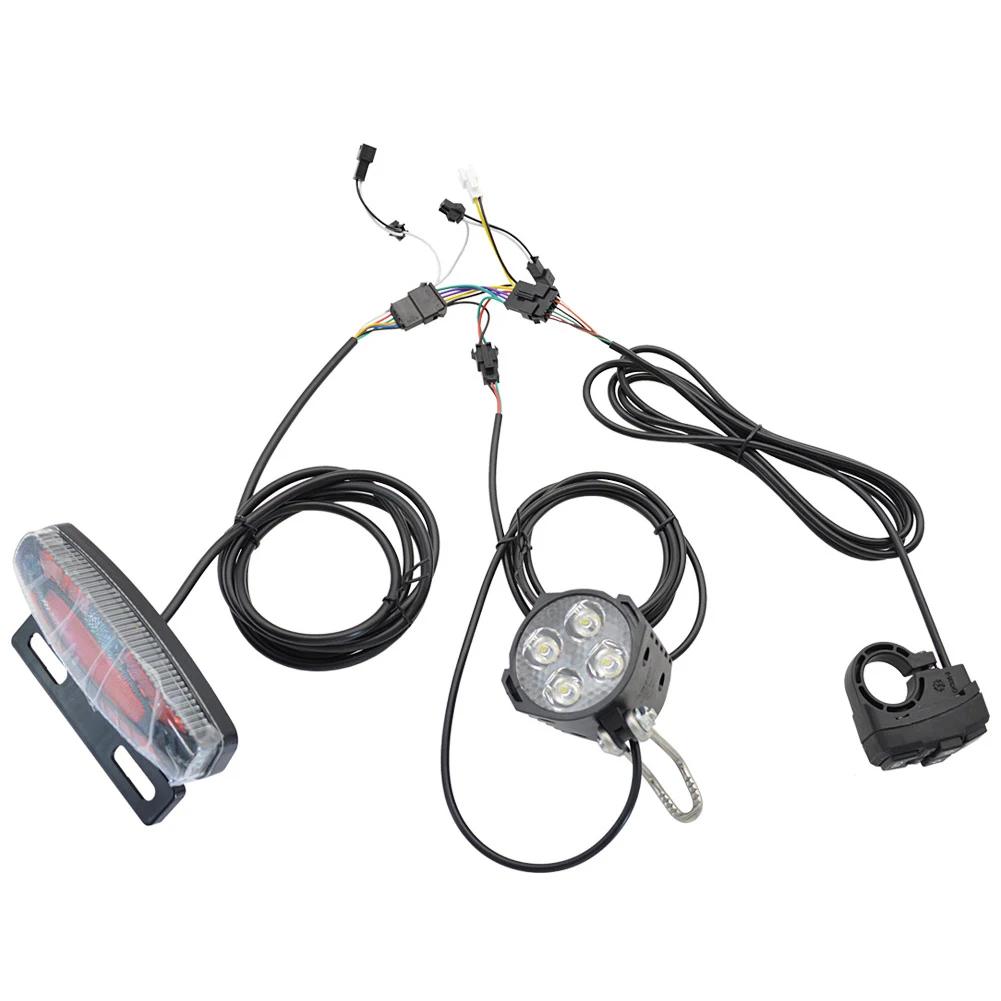 Bicicleta elétrica traseira Kit Luz Traseira, Luzes de advertência, LED Night Spotlight, Ciclismo Modificação Peças, 1 Conjunto - Image 1