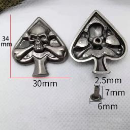 Spider Concho Rebites Studs, Spikes Tacks para Decoração de Couro, Bag Belt Roupas Sapatos, Têxtil DIY Craft Acessórios, 5 Pcs - Image 4