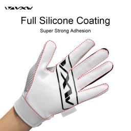 VXW Luvas de Futebol Americano Receptor NFL Sticky Glove Antiderrapante Silicone Palm Respirável Ajustável Rugby Sports Men Mulheres Juventude - Image 3