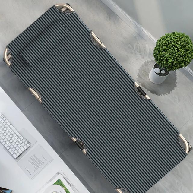 Cama de solteiro dobrável e portátil com colchão macio - Tamanho grande 193x68x30 cm