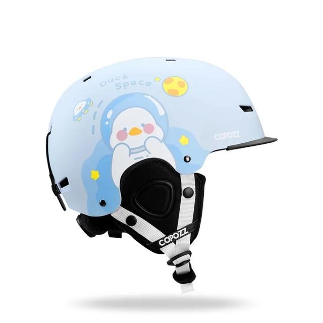 Copozz Capacete de Esqui Infantil Moldado Integralmente Proteção Outdoor Snowboard