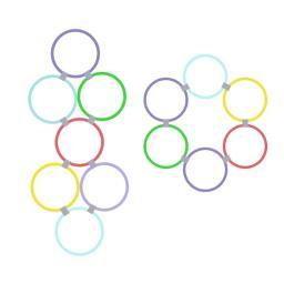 Novas crianças ao ar livre engraçado treinamento físico esporte brinquedos treliça salto anel conjunto jogo 10 aros 10 conectores para parque jogar meninos meninas - Image 5