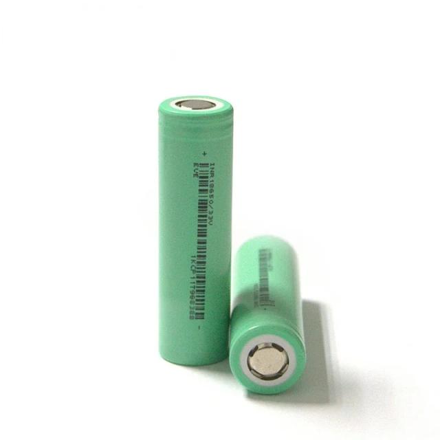 Bateria recarregável do Li-íon, 18650 pilha, 3200 mAh, 3.7V