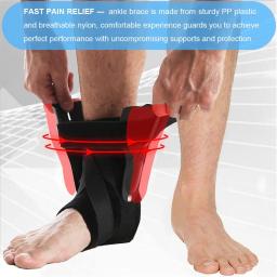 1 PCS Sports Tornozelo Suporte Tornozelo Tornozelo Cinta para Basquete Futebol Voleibol Tornozelo Suporte Brace para Homens Mulheres Tornozelo Entorses - Image 4