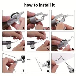 Conjunto De Máquinas De Costura De Couro, Máquina De Costura Portátil Para Artesanato DIY De Couro, Ferramenta De Costura De Reparação De Couro Para Sapatos - Image 5