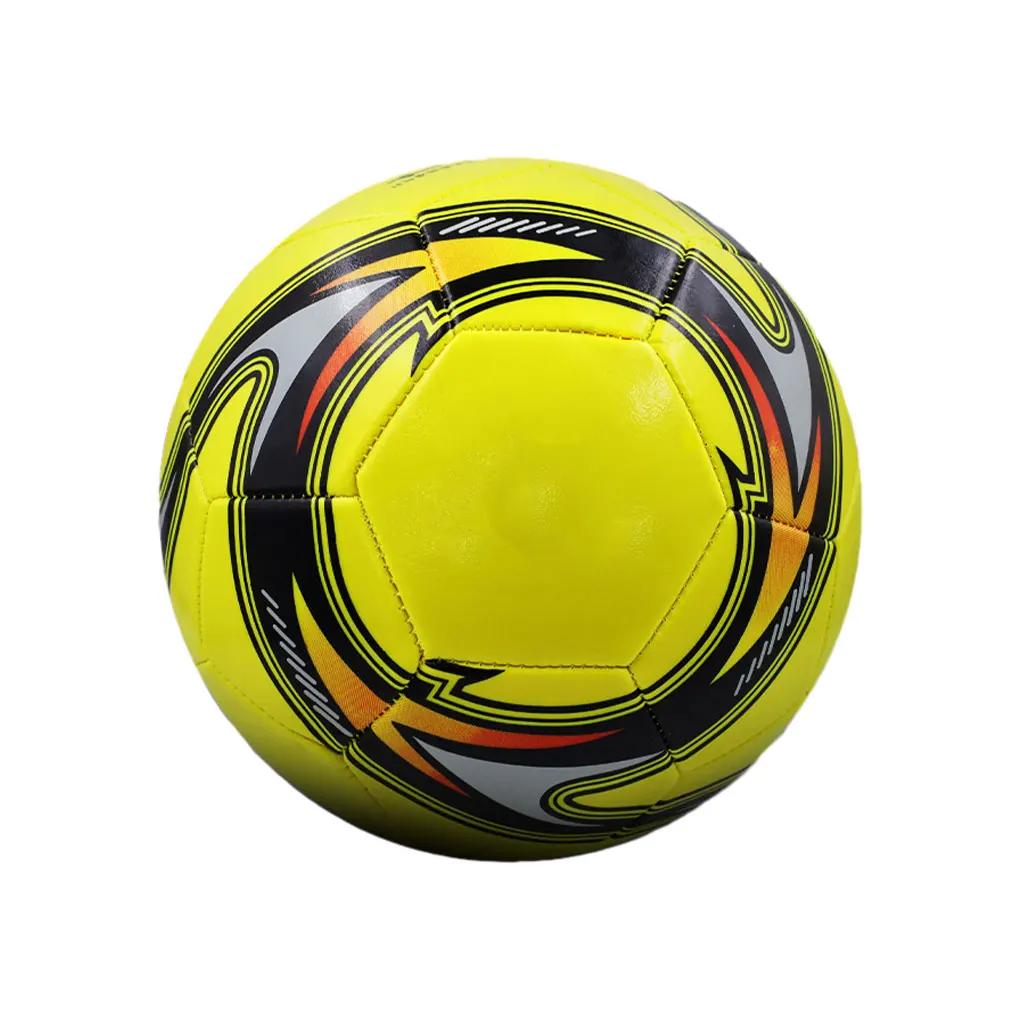 A bola de futebol para o treinamento do divertimento, bolas de futebol do PVC, durabilidade excelente, treinamento da equipe, tem a durabilidade excelente, ouro No.5 - Image 1