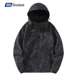 Impermeável leve masculino, quebra-vento 3-em-1jaqueta com capuz, quebra-vento 3-em-1para caminhadas e viagens, 2 peças, primavera e inverno - Image 1