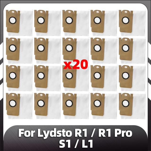 Peças de Reposição para Aspirador de Pó Xiaomi Lydsto R1 e R1 Pro: Escova Principal, Filtro Hepa, Mop e Saco de Pó