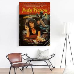 Posters de filmes clássicos, Filme antigo, Pulp Fiction, De Volta para o Futuro, Kill Bill, Papel Kraft retrô, Decoração de quarto do vintage, Pintura de parede - Image 5