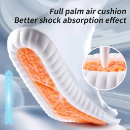 Almofada de ar TPU Sports Shock Absorption Palmilhas, atualizado, alto elástico, Running Sneaker Pads, desodorante rebote, pés confortáveis C - Image 2
