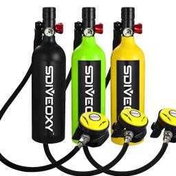 SDIVEOXY-Mergulho Portátil Set, 1L Cilindro para Atividades Aquáticas, Mergulho e Natação - Image 6