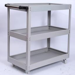 Ferramentas de oficina mecânica com rodas, carrinhos de ferramentas carro de ferramentas móvel de 3 camadas, carro de peças de reparo de automóveis multifuncional e resistente - Image 3