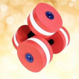 2 pçs eva flutuante haltere água aeróbica aquática barra natação equipamentos de fitness treinamento resistência leve - Image 1