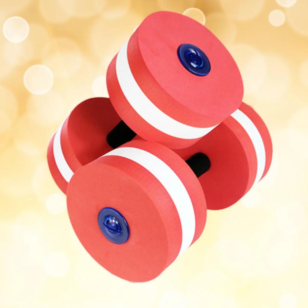 2 pçs eva flutuante haltere água aeróbica aquática barra natação equipamentos de fitness treinamento resistência leve - Image 1