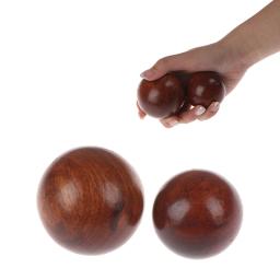 Massagem Handebol para Alívio do Estresse, Bola de Madeira Mogno, Fitness Health Ball, Relaxamento das Mãos, Meditação e Exercício, 5cm, 6cm - Image 1