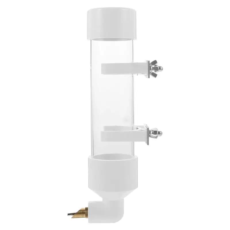 Papagaio bebedouro pomba recipiente de água bebedor nutrição & rega suprimentos grande dispensador plástico automático - Image 1