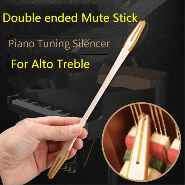Silenciador para Piano Maple com Treble Stick - Acessório Duplo de Reparação para Instrumentos Musicais