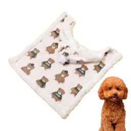 Windproof Bear Patterns Pet Cape, Capa Do Cão, Cobertor Quente, Jaqueta De Cachorro, Traje, Acessórios De Inverno - Image 5