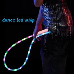 RGB LED Dance Whip Light, Recarregável Tipo C, Show EDM, Festa de Festival de Música, Homens e Mulheres Adultos, 10 Cores - Image 1