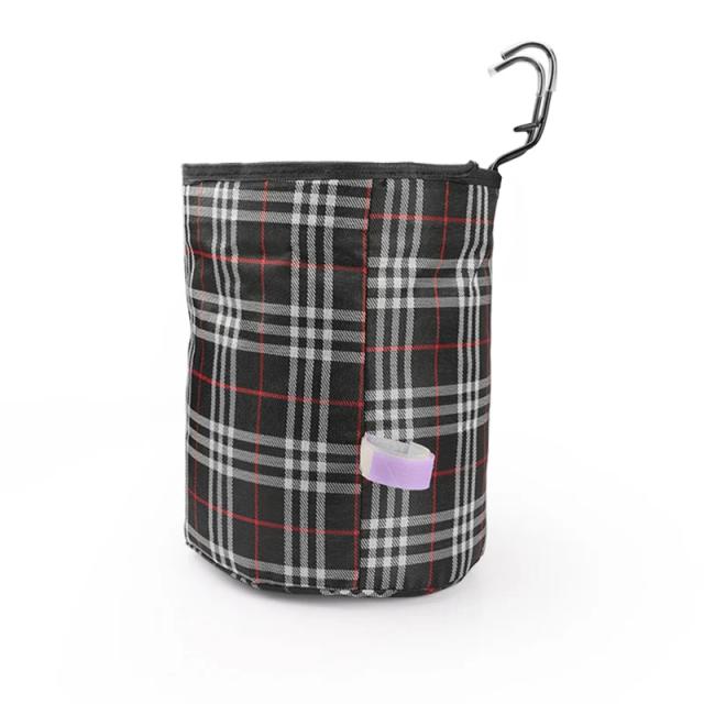 Cesta Frontal Dobrável para Bicicleta com Pano Pendurado - Acessório Ideal para Ciclistas de Estrada