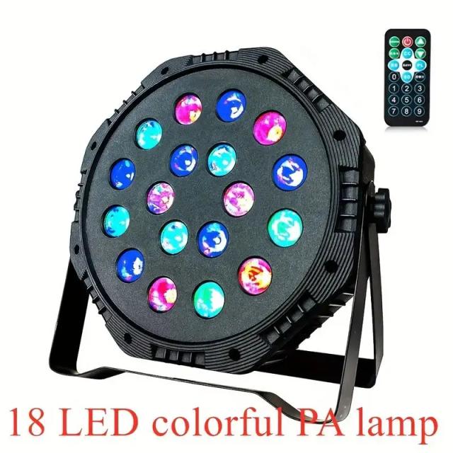 Controle Remoto 3 em 1 RGB para Iluminação de Palco com Ativação por Voz para Festas, Discotecas e Eventos especiais