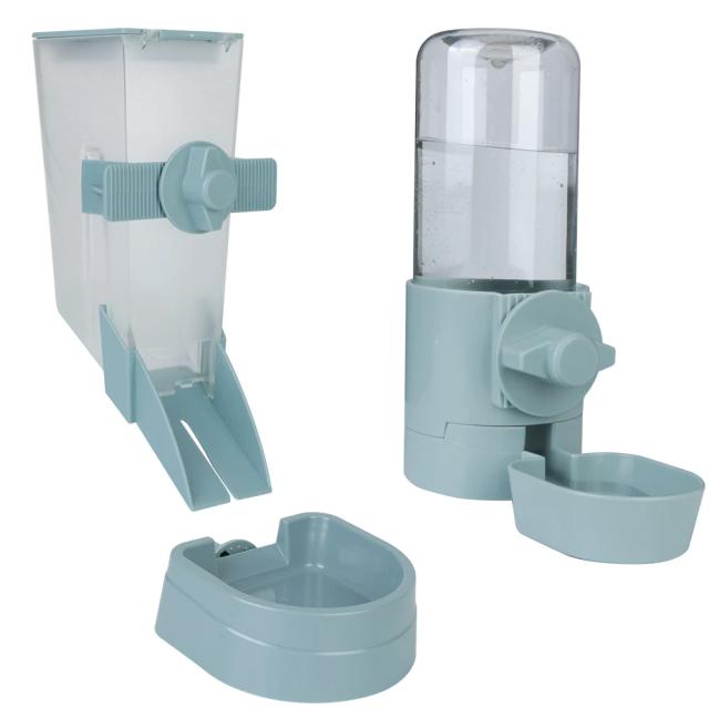 Garrafa Automática de Água e Alimentador para Animais de Estimação - Tigela Dispensadora para Cães, Gatos e Coelhos