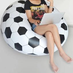 Sofá preguiçoso inflável inflável do PVC, assento relaxando do lazer, sofá do estilo do basquetebol, sofá do lazer, partido interno do Artic - Image 3