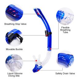 Profissional Snorkel Máscara De Mergulho E Snorkels Óculos Óculos De Mergulho Natação Respiração Tubo Set Snorkel Máscara Equipamentos De Natação - Image 3
