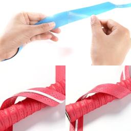 Esporte antiderrapante sobre a fita do aperto, Overgrips de tênis Sweatband, Apertos de raquete de badminton Banda de suor Varas de pesca porosas - Image 3