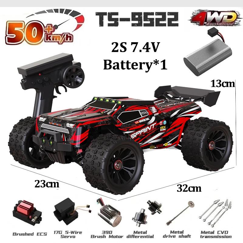 1:16 wltoys 9522pro carro de corrida profissional 85 km/h 4wd veículo de controle remoto sem escova estrada-off-road tipo deriva rc cargift - Image 1
