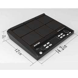 Avatar percussão amostra Pad, bateria elétrica Pad, 9 gatilho, Built-in 592 sons, Metronome efeito Looper, PD705 - Image 5