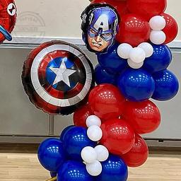 Grande Iron Man Spider Man Tema Balão Arch Set, Decoração Suprimentos, Birthday Party, Baby Shower, Gênero Revelar, Boy, 165pcs - Image 5