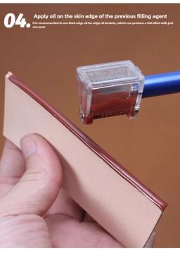 1 peça de vedação de borda com acabamento de borda de couro produz aparência profissional, suave e brilhante - Image 6