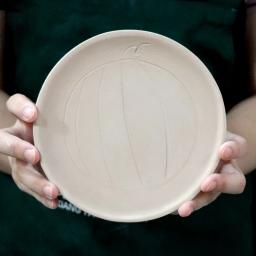 Moldes criativos de cerâmica de gesso circular e retangular, moldagem por estampagem para ferramentas de textura de argila cerâmica - Image 5
